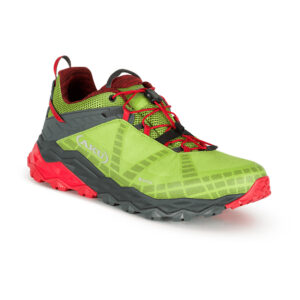 scarpe da escursionismo veloce Aku modello flyrock gtx Lime Rosso